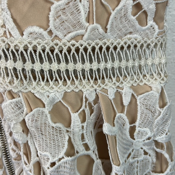 New nwt Romeo & Juliet Couture Canvas Lace Overlay Dress XS - Picture 5 of 12